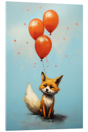 Acrylic print Little Fox