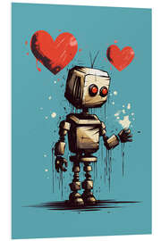 PVC-taulu Robot in Love