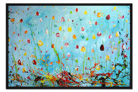 Gerahmter Kunstdruck Karneval der Blumen