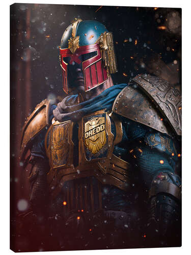 Canvas print Medieval Dredd