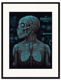 Ingelijste kunstdruk The Bundelfly Anatomy