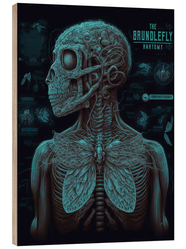 Trätavla The Bundelfly Anatomy