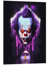 Acrylic print Creepy Clown