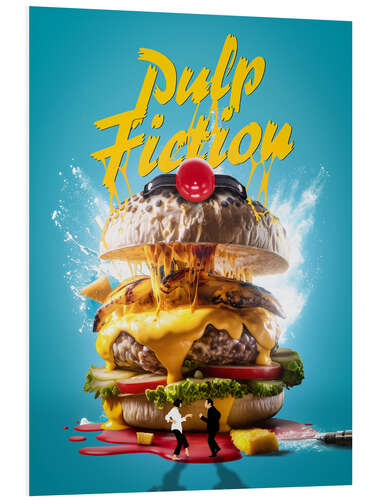 Foam board print Pulp Fiction