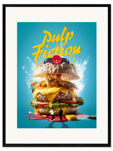 Impression artistique encadrée Pulp Fiction