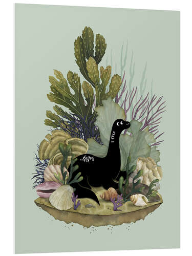 Foam board print Tiny Nessie