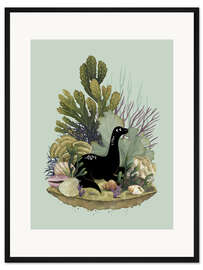 Gerahmter Kunstdruck Tiny Nessie