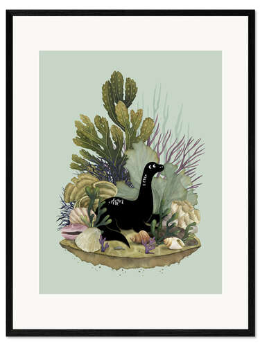 Impression artistique encadrée Tiny Nessie