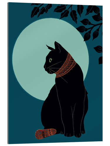 Gallery print Black Cat In The Moonlight