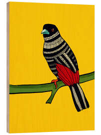 Puutaulu Mandala Bird
