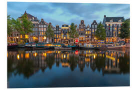 Foam board print Amsterdam City Lights