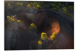 Stampa su plexi-alluminio Aerial view over the Volcanic Landscape of Tenerife