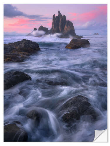 Selvklebende plakat Banijo Beach on Tenerife