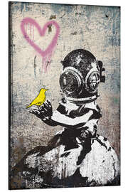 Magnettafel Banksy - Yellow Bird Love