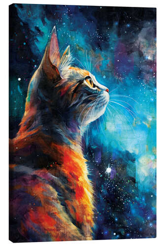 Canvas print Cosmic Cat