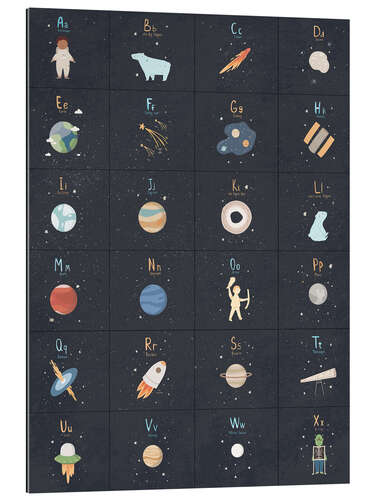 Galleritryk Astronomy Alphabet