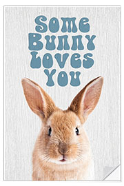 Naklejka na ścianę Some Bunny Loves You