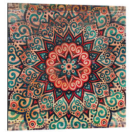 Magnettafel Arabesque Mandala