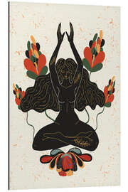 Magnettafel Flower Sun Goddess I