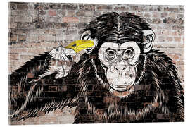 Akrylbilde Banksy - Banana Monkey - Pineapple Licensing