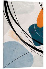 Magnettafel Brush Strokes and Wine III