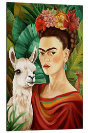 Galleriataulu Frida Kahlo and Llama