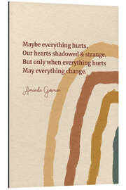 Magnettafel May Everything Change - Amanda Gorman