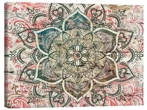 Stampa su tela Spring Flower Mandala