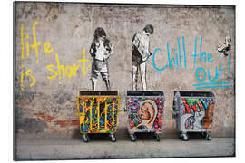 Gallery Print Banksy - Life is short, chill the duck out!