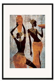 Gerahmter Kunstdruck Afrikanische Frauen - Pineapple Licensing