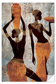 Sticker mural African Women