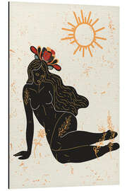 Magnettafel Flower Sun Goddess III