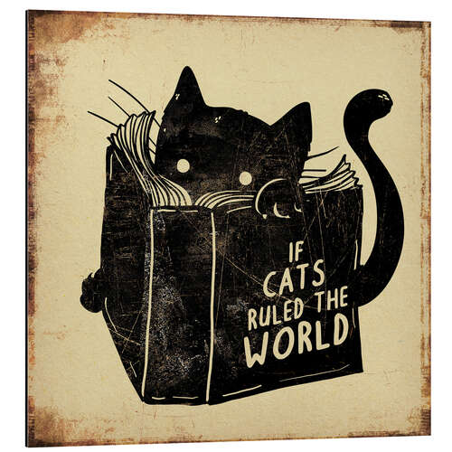 Aluminiumsbilde If Cats Ruled the World