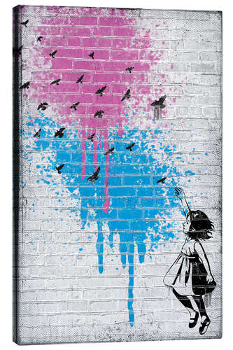 Canvas print Banksy - Murmuration