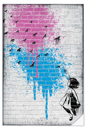 Wall sticker Banksy - Murmuration