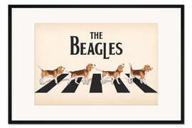 Gerahmter Kunstdruck The Beagles