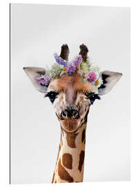 Gallery print Floral Crown Giraffe