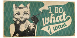 Acrylic print Cat Lady - Pineapple Licensing