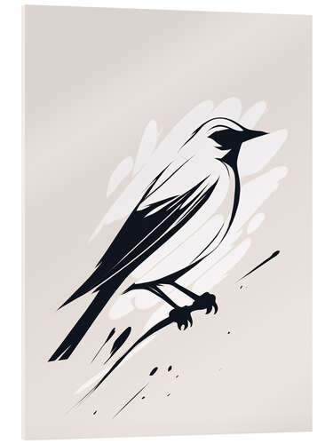 Acrylic print Cartoon Bird