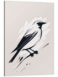 Aluminium print Cartoon Bird