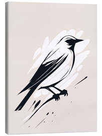 Canvas print Cartoon Bird