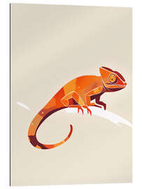 Galleriprint Orange Chameleon