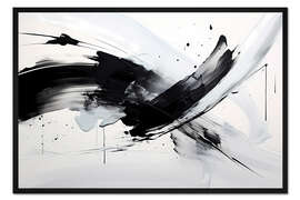 Gerahmter Kunstdruck Abstraktion IV