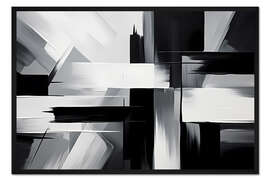 Gerahmter Kunstdruck Abstraktion III