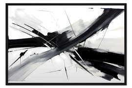 Gerahmter Kunstdruck Abstraktion II