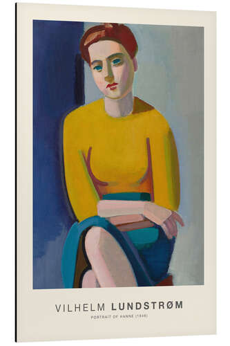 Stampa su alluminio Portrait of Hanne, 1946