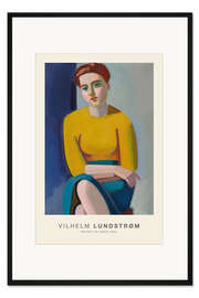 Gerahmter Kunstdruck Portrait of Hanne, 1946