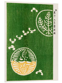 Foam board print Yatsuo No Tsubaki Green I