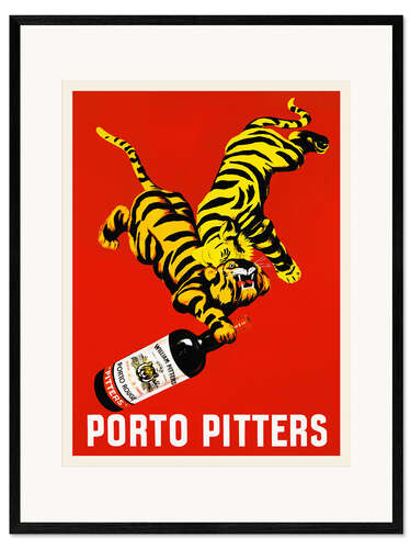 Kunsttryk i ramme Porto Pitters
