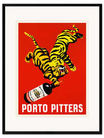 Kunsttryk i ramme Porto Pitters